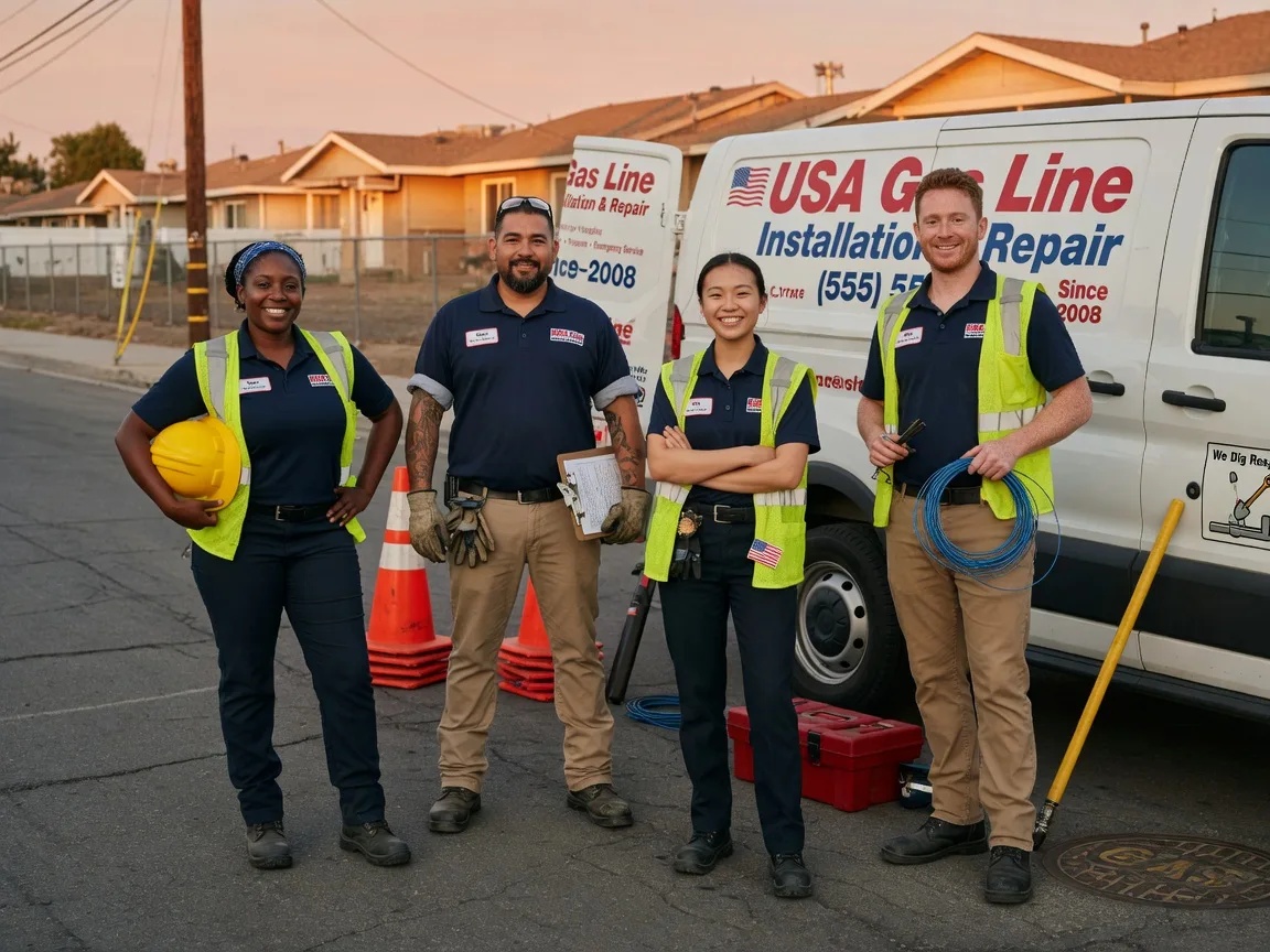 Gas Line Installation company in Hennepin, OK